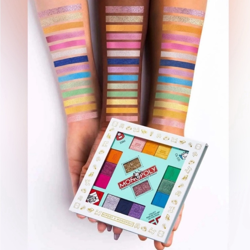 Monopoly x Hip Dot Money Moves Highly Pigmented Eyeshadow Palette NIB